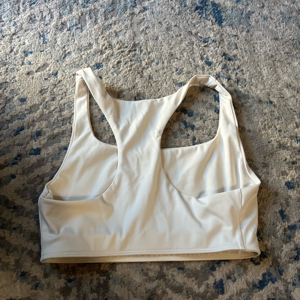 REFORMATION Gwen Ecomove Bra WHITE XS - Picture 3 of 5